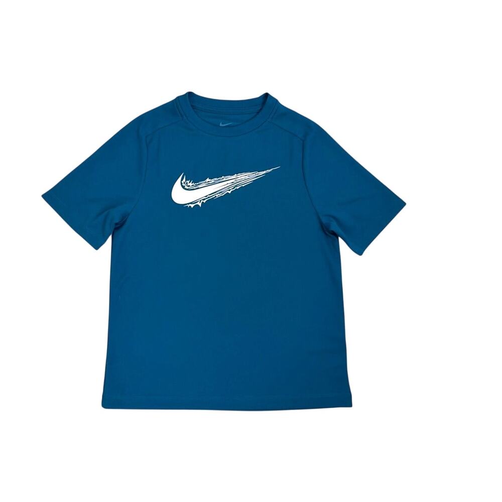 Nike Dri-FIT Teal Blue Athletic Short Sleeve T Shirt Youth Medium 10/12